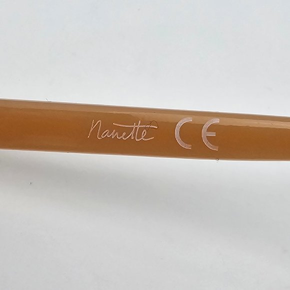 *SOLD* Nanette Lepore NN269 Nude Frame Blue Peach Fade Lens Sunglasses w Case - Picture 9 of 16